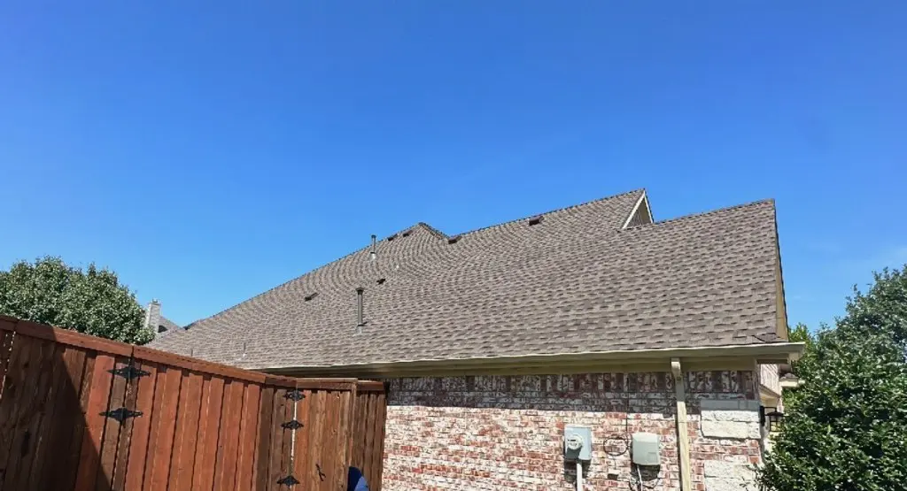 Completed roof replacement project in Brandon
